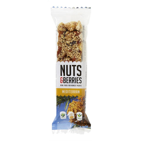NUTS&BERRIES Energy bar méditerran 40g