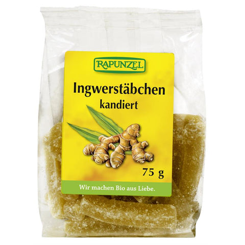RAPUNZEL Gingembre bâtonnets confits 75g