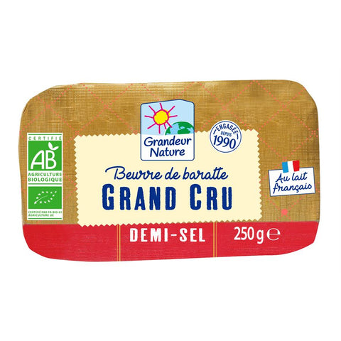 GRAN Beurre baratte cru demi-sel 250g