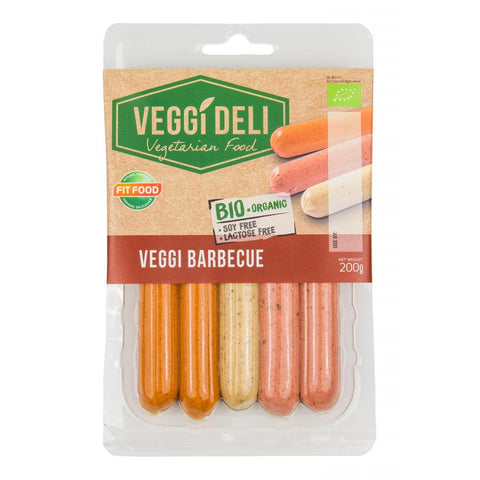 FIT VEGGI DELI Saucisse BBQ 200g