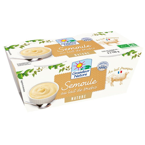 GRAN Semoule au lait de brebis 2x140g