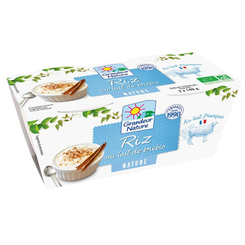 GRAN Riz au lait brebis 2x140g