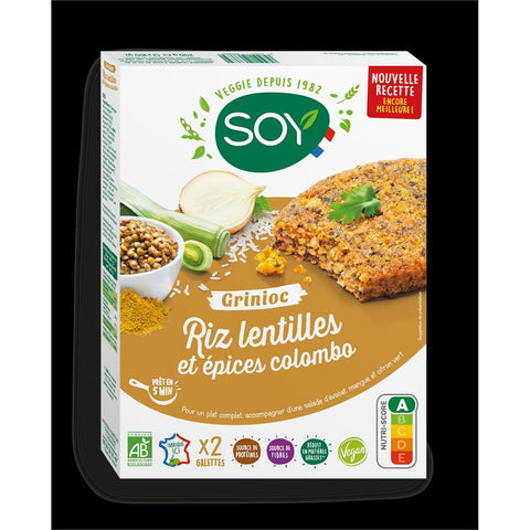 SOY grinioc riz lentilles colombo 200gr