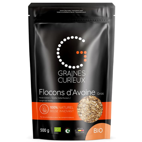 GRAINES CURIEUX Flocons avoine gros 500g