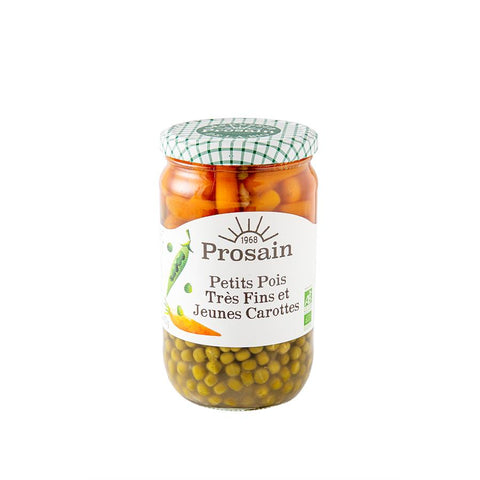 PROSAIN Petits pois fins/carottes 660g