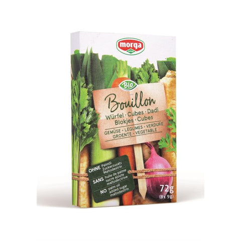 MORGA Cubes bouillon légum. go clean 8pc