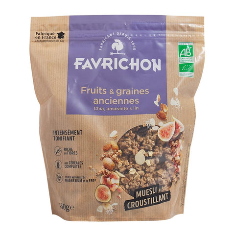 FAVRICHON Muesli crout fruit/grain anc 4