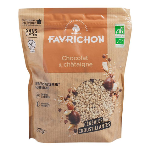 FAVRICHON Muesli chocolat châtaigne 375g