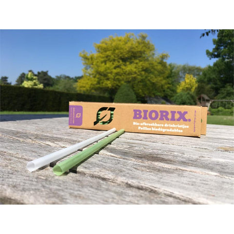 BIORIX Pailles biodégradables 6mm 70 pcs