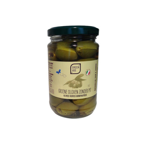 GreenAge Olives vertes dénoyautées 280g