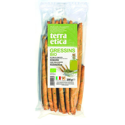 TERRA ETICA Gressins romarin 200g
