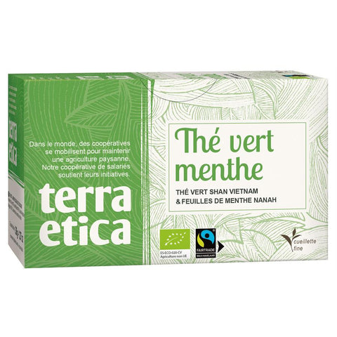 TERRA ETICA Thé Vert Menthe 20 inf