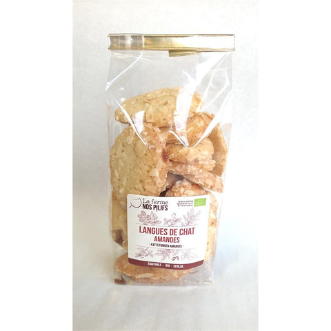 FERME PILIFS Langues chat amandes 100g