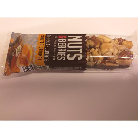 NUTS&BERRIES Barre noix choco noir 40g