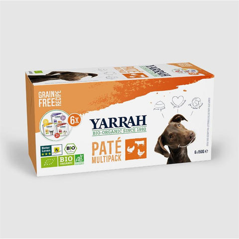 YARRAH Chien multip patée 3 goûts 150g