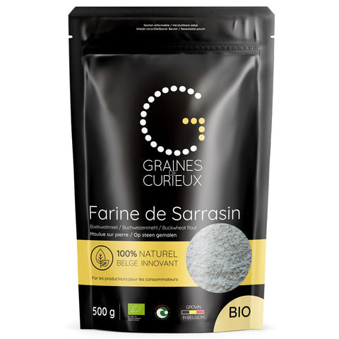 GRAINES CURIEUX Farine de sarrasin 500g