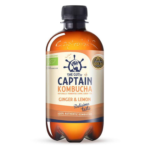 TGC Kombucha ginger lemon 400ml