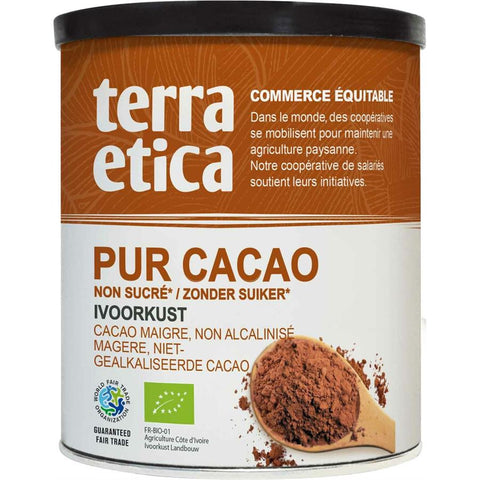TERRA ETICA Cacao Pur non sucré 280g