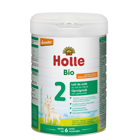 HOLLE Lait de suite chèvre 2 >6m 800g