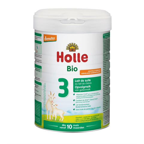 HOLLE Lait de suite chèvre 3 >10m 800g