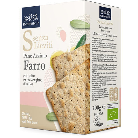 SOTTOSTEL Pain azyme d'épeautre 200g