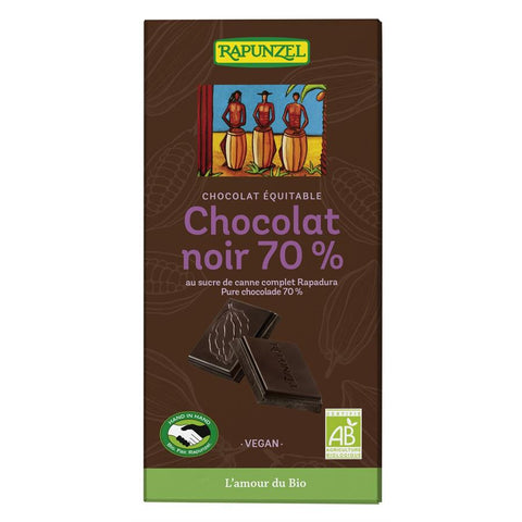 RAPUNZEL Chocolat  extra noir 70%  80g