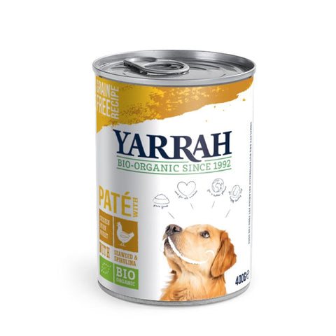 YARRAH Chien terrine poulet boite 400g